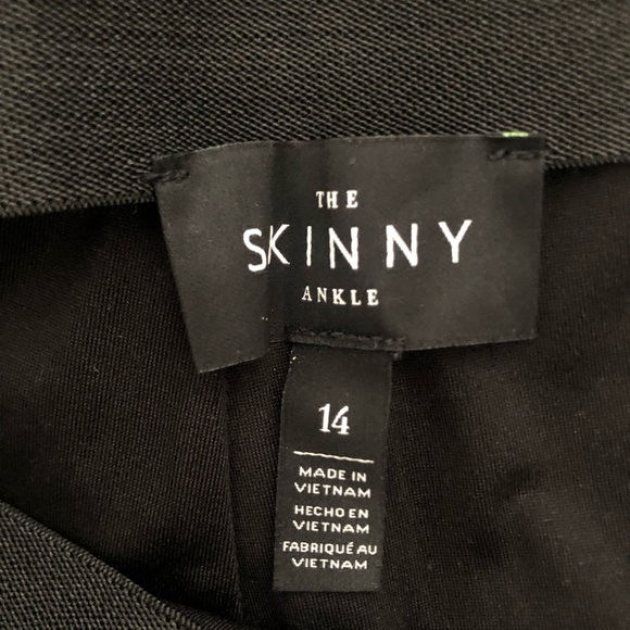 White House Black market High-Rise Skinny Sequin Knit Pants. - Picture 9 of 10